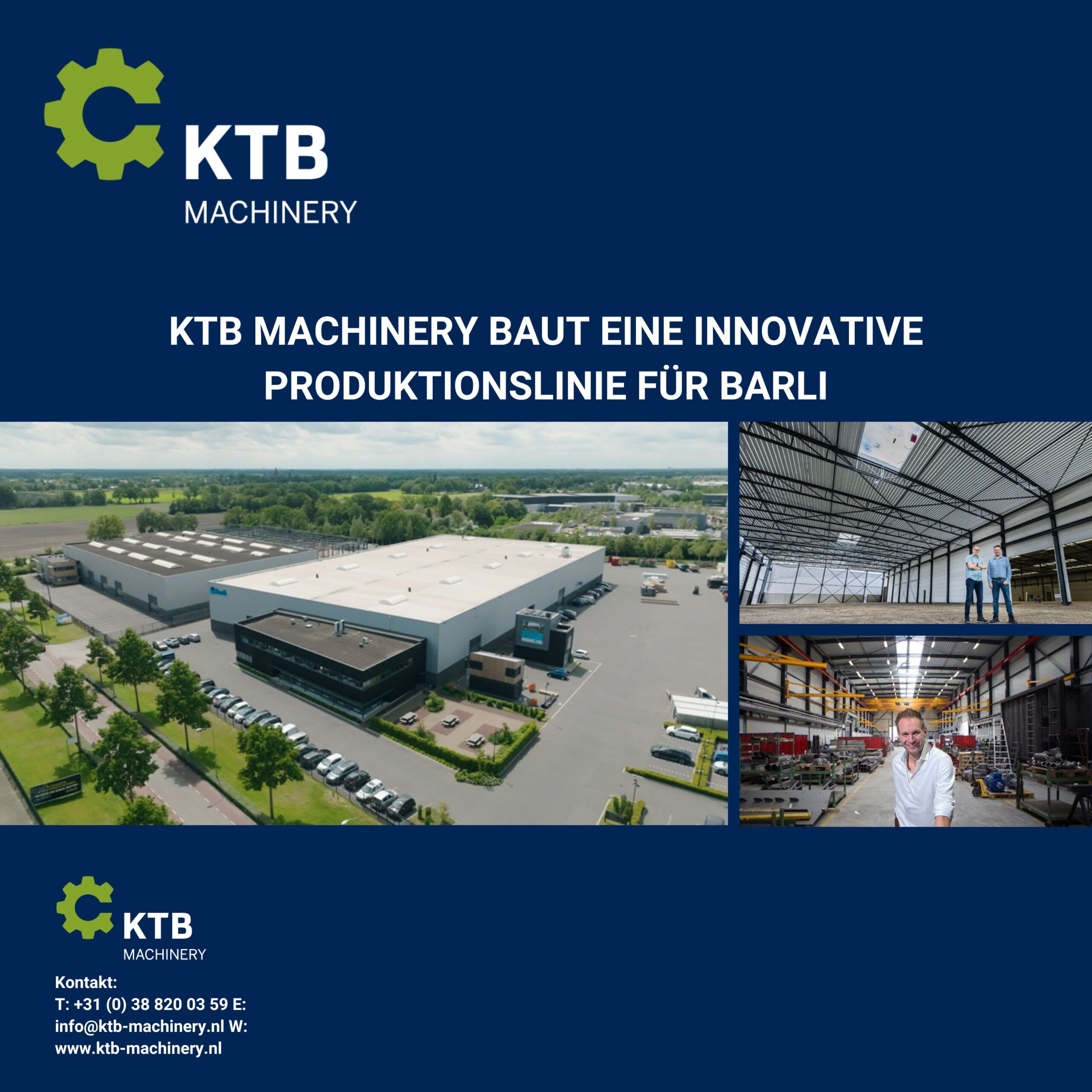 KTB Machinery baut eine innovative Produktionslinie für Barli