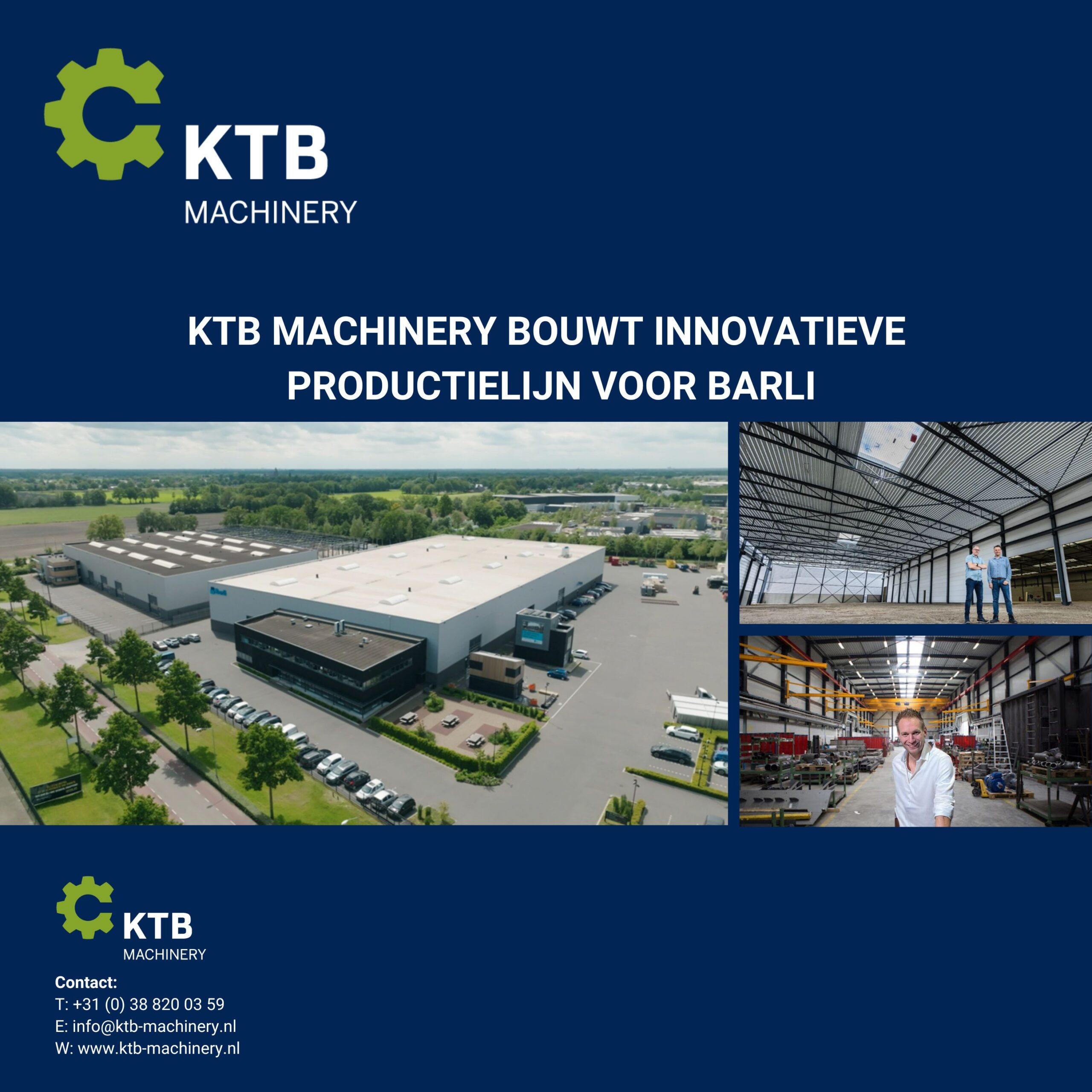 Nieuwsitem- KTB Machinery bouwt innovatieve productielijn voor Barli