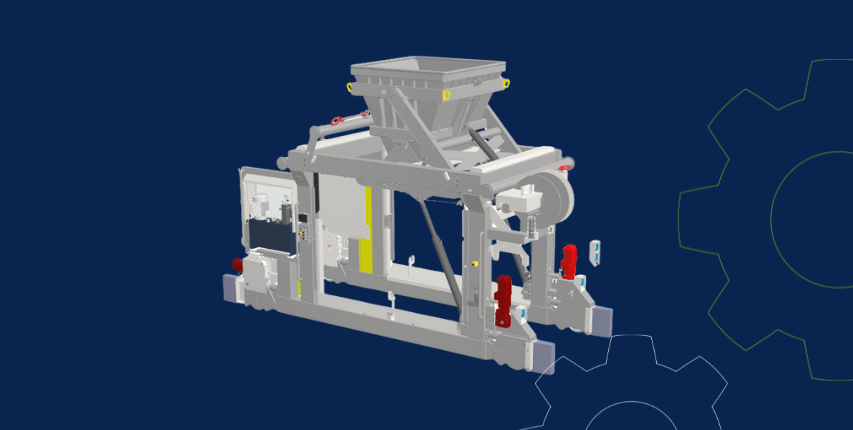 Vulwagen, prefab beton industrie, productielijn systeem