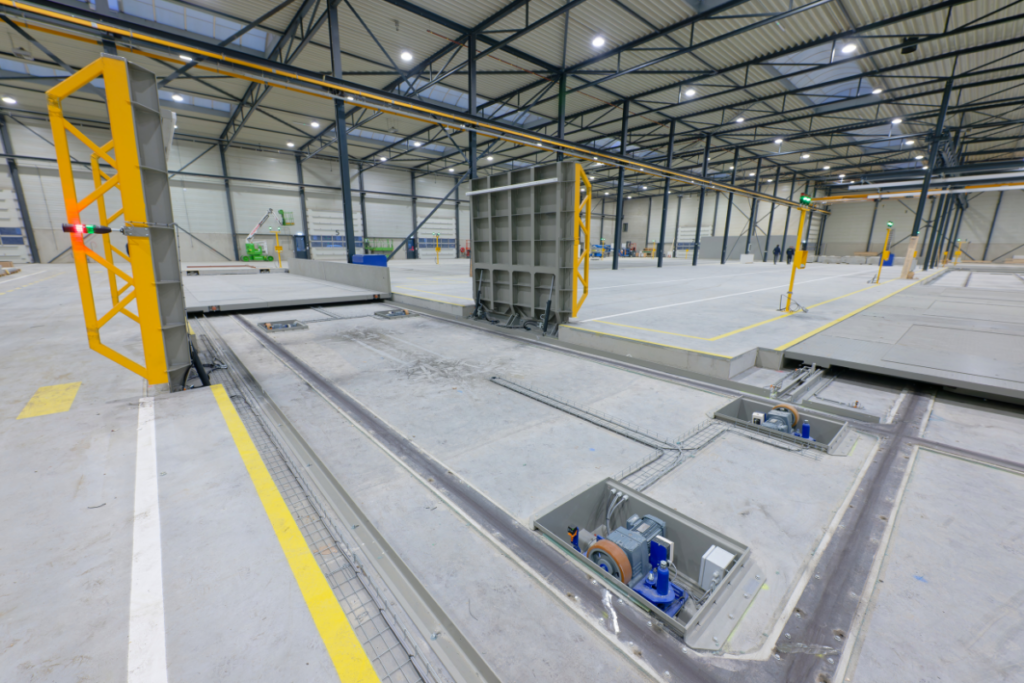 Geautomatiseerde brug efficiënte assemblage lijn productiehal