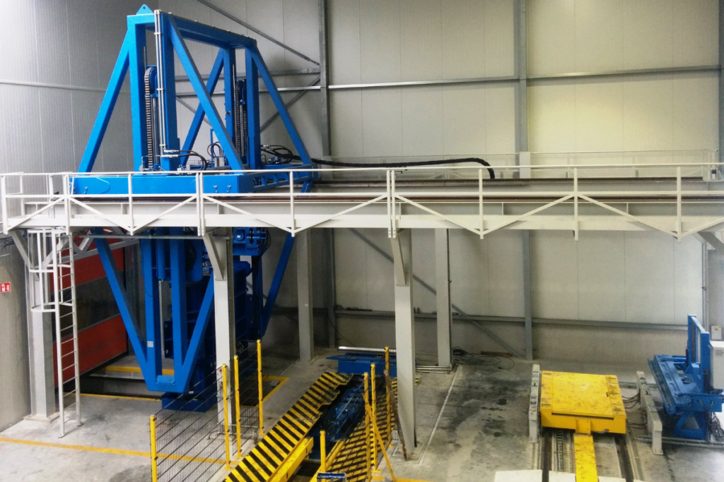 Malhandler voor prefab beton industrie