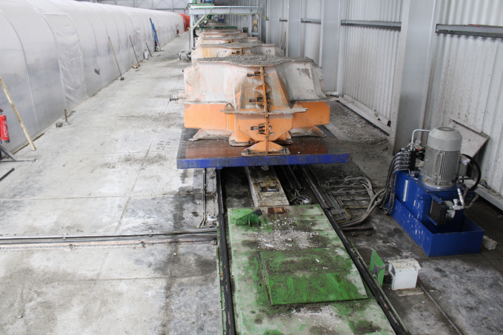 Productielijnsysteem prefab beton industrie