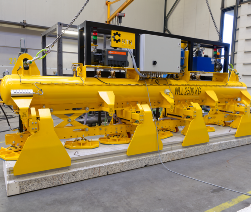 Hijsmiddel prefab beton product ribcassettevloer