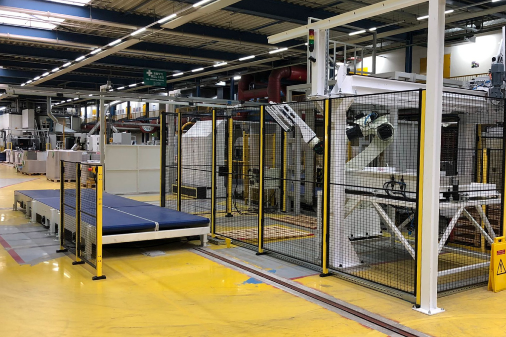 Transportbaan papier en karton handling aftransport automatisch