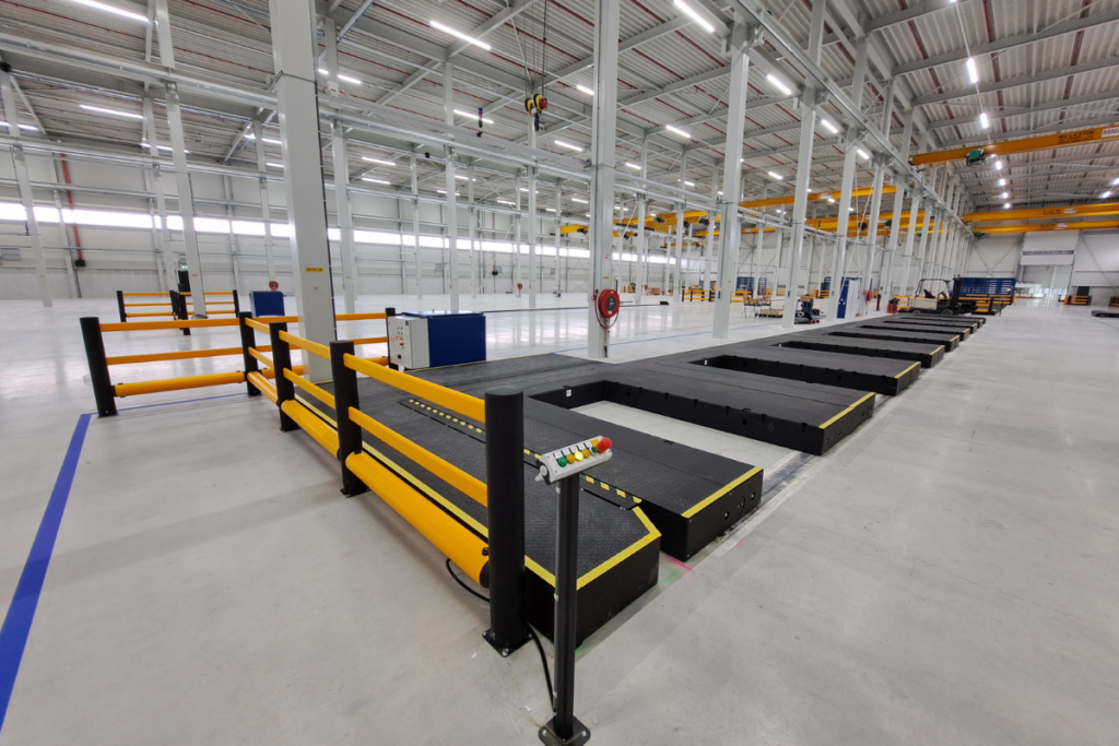 Trafohuisjes assemblagelijn, productie automatisering