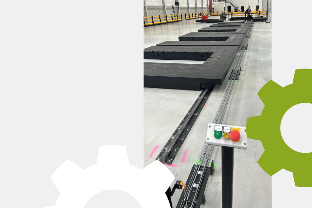 Assemblage, productielijn energiehuisjes automatisering