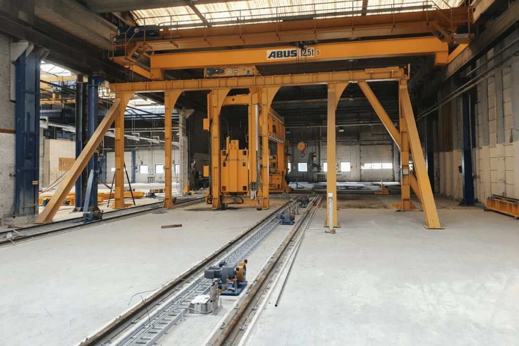 Automatisatie productielijn prefab vloeren integraal systeem
