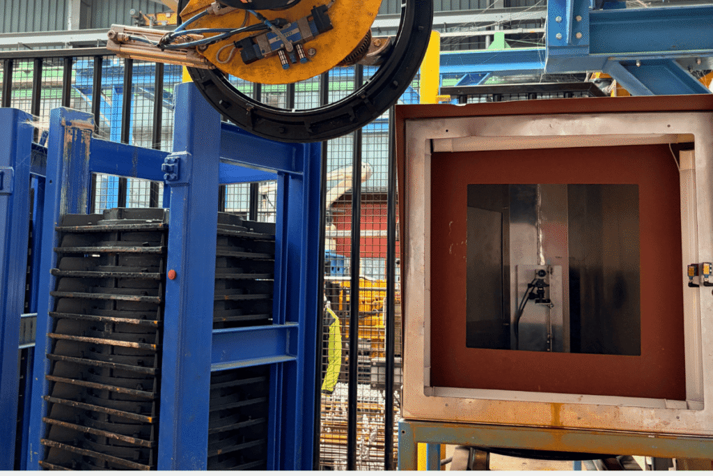 Robot product herkenning, vision technologie. high performance vision camera