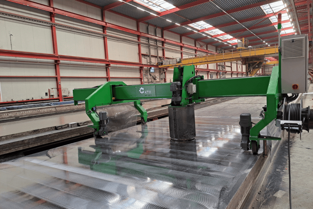 Schuurmachine betonindustrie, productie beton producten