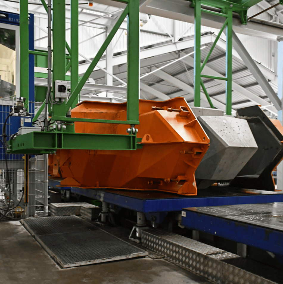 Malhandler pop-up fabriek afsluitdijk, volledig geautomatiseerd