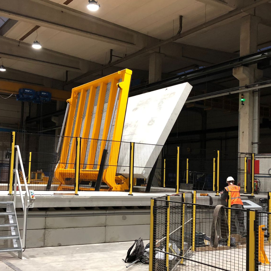 Element kantelaar - vloerelementen - prefab betonindustrie